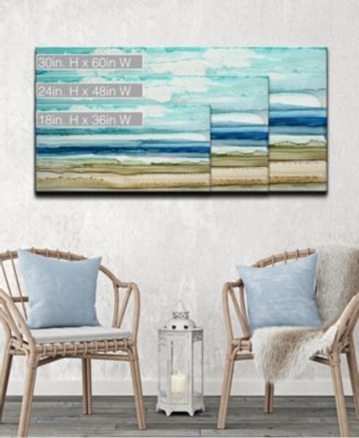 Ready2hangart Beach Shore Abstract Canvas Wall Art Collection In Multi