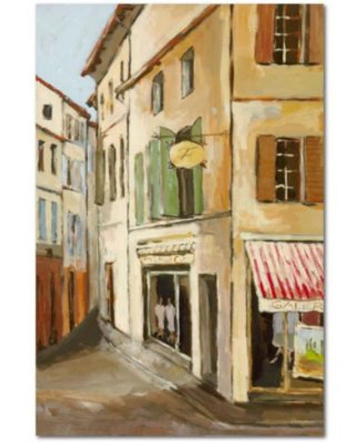 Courtside Market Street In Neuilly I Gallery Wrapped Canvas Wall Art Collection In Multi