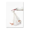 TRADEMARK GLOBAL THE MACNEIL STUDIO STORK BABY CANVAS ART COLLECTION