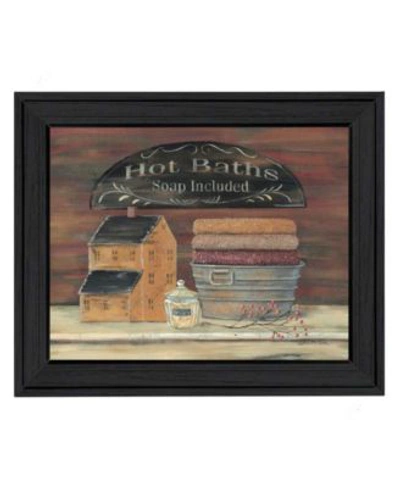 Trendy Decor 4u Hot Bath By Pam Britton Printed Wall Art Ready To Hang Collection In Multi
