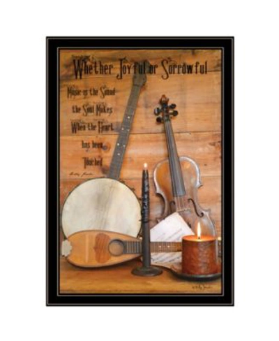 Trendy Decor 4u Music By Billy Jacobs Ready To Hang Framed Print Collection In Multi