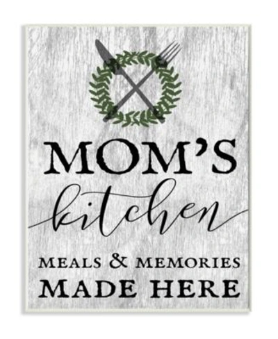 Stupell Industries Moms Kitchen Meals Memories Art Collection In Multi