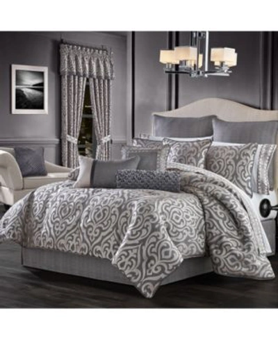 J Queen New York Tribeca Comforter Sets Bedding In Charcoal