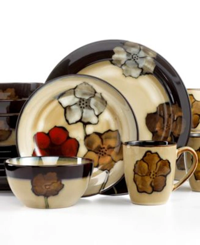 Pfaltzgraff Painted Poppies Dinnerware Collection In Assorted
