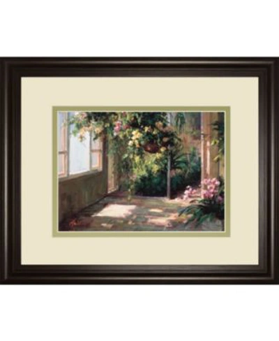 Classy Art Atriums First Light By Hali Framed Print Wall Art Collection In Green