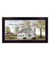 TRENDY DECOR 4U AMAZING GRACE BY BILLY JACOBS PRINTED WALL ART READY TO HANG BLACK FRAME COLLECTION