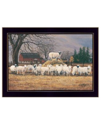 Trendy Decor 4u Wool Gathering By Bonnie Mohr Ready To Hang Framed Print Collection In Multi
