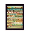 Trendy Decor 4u Dog Rules By Marla Rae Printed Wall Art Collection In Multi
