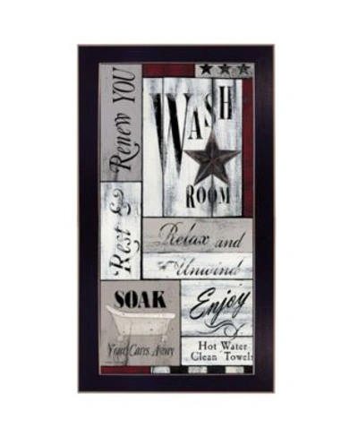Trendy Decor 4u Soak Your Cares Away By Linda Spivey Ready To Hang Framed Print Collection In Multi