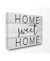 Stupell Industries Home Sweet Home Planks Art Collection In Multi