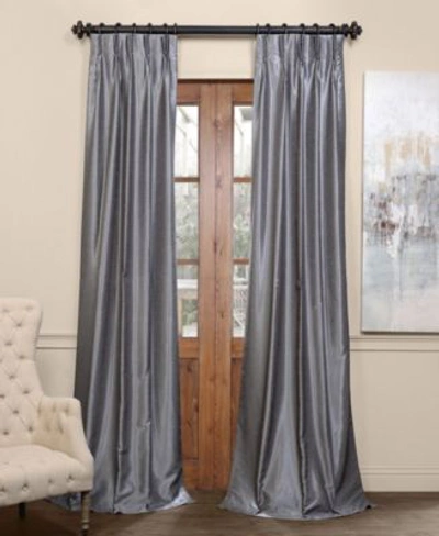 Exclusive Fabrics & Furnishings Exclusive Fabrics Furnishings Vintage Textured Blackout Pleated Panels In Natural