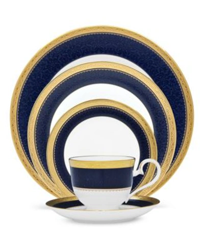 Noritake Dinnerware Cobalt Gold Collection In Dark Blue