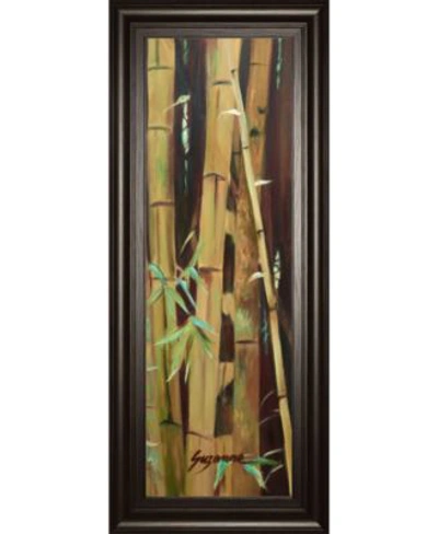 Classy Art Bamboo Finale By Suzanne Wilkins Framed Print Wall Art Collection In Green