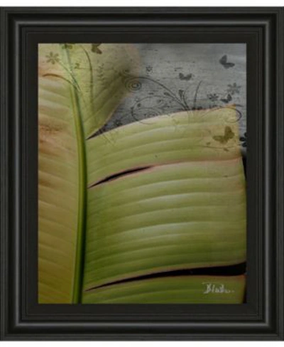 Classy Art Butterfly Palm By Patricia Pinto Framed Print Wall Art Collection In Green