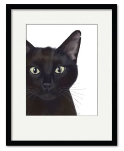 Courtside Market Cat Portrait Of Gus Framed Matted Art Collection In Multi