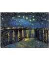 TRADEMARK GLOBAL THE STARRY NIGHT II BY VINCENT VAN GOGH CANVAS PRINT