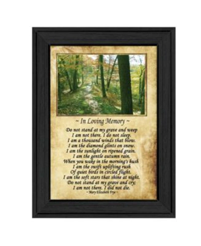 Trendy Decor 4u In Loving Memory By Trendy Decor4u Printed Wall Art Ready To Hang Collection In Multi