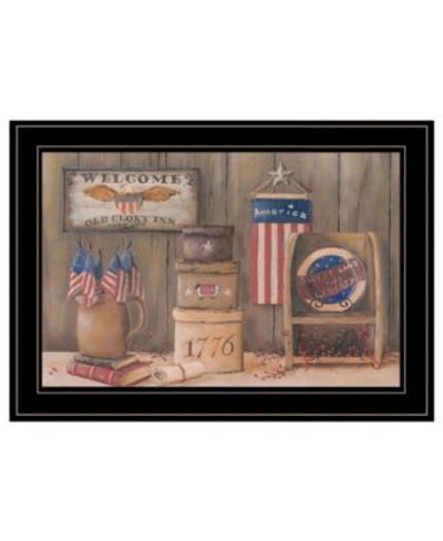 Trendy Decor 4u Sweet Land Of Liberty By Pam Britton Ready To Hang Framed Print Collection In Multi