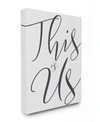STUPELL INDUSTRIES THIS IS US TYPOGRAPHY ART COLLECTION