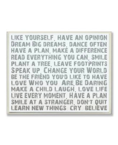 Stupell Industries Home Decor Like Yourself Inspirational Typography Wall Art Collection In Multi