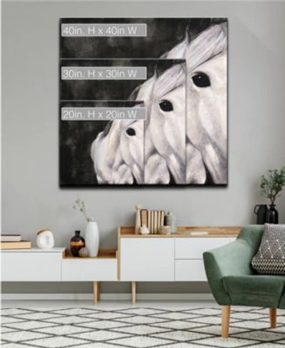 Ready2hangart Snow Horse Canvas Wall Art Collection In Multi