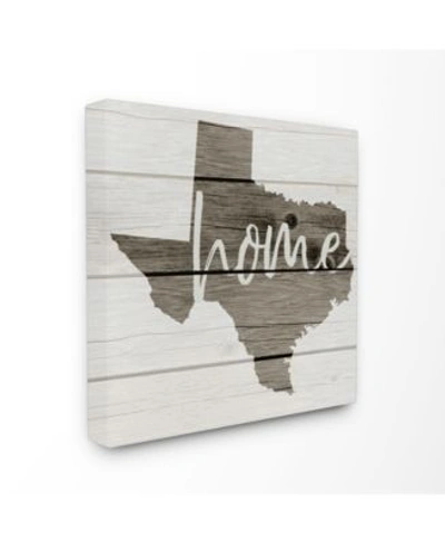 Stupell Industries Texas Home Typography Map Art Collection In Multi