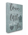 STUPELL INDUSTRIES LOVE GROWS BEST IN LITTLE HOUSES GRAY ILLUSTRATION ART COLLECTION
