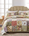 Greenland Home Fashions Blooming Prairie Quilt Set 3 Piece In Multi