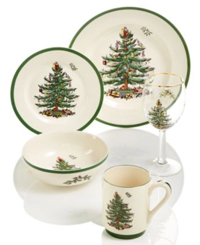 Spode Christmas Tree Dinnerware Collection In Green