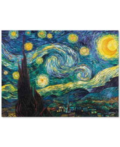 Trademark Global Starry Night Canvas Print By Vincent Van Gogh