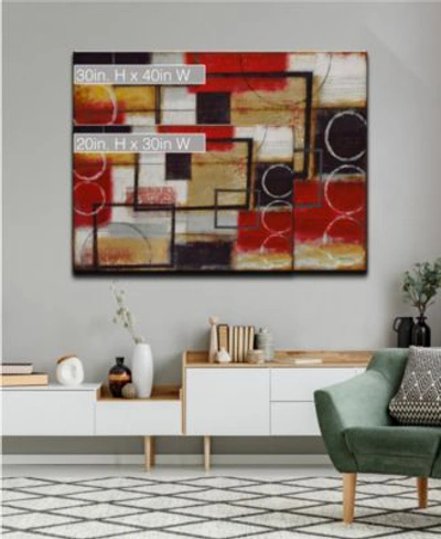 Ready2hangart Excite Red Abstract Canvas Wall Art Collection In Multi