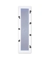 Trendy Decor 4u 7 Peg Mug Rack By Millwork Engineering White Frame Collection In Multi