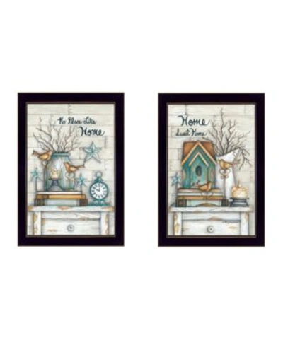 Trendy Decor 4u Home Sweet Home Collection By Mary June Printed Wall Art Ready To Hang Collection In Multi
