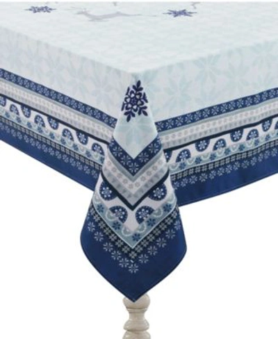 Laural Home Simply Winter Collection In White And Blue