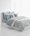 Ralph Lauren Graydon Bold Stripe Duvet Covers In Dune And Chambray