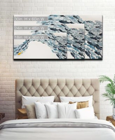 Ready2hangart Unique Fish Abstract Canvas Wall Art Set Collection In Multi