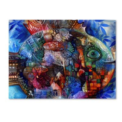 Trademark Global Oxana Ziaka Fish Canvas Art Collection In Multi