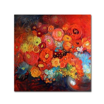 Trademark Global Oxana Ziaka Red Nature Morte Canvas Art Collection In Multi