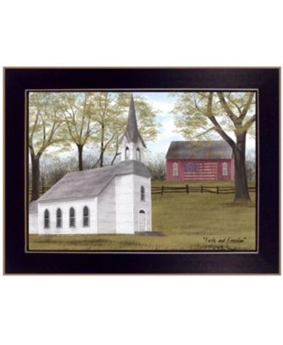 Trendy Decor 4u Faith Freedom By Billy Jacobs Ready To Hang Framed Print Collection In Multi