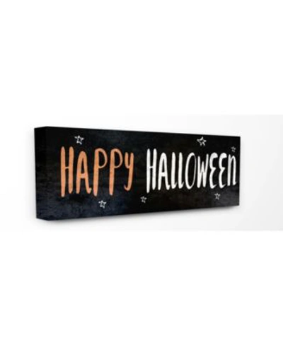 Stupell Industries Happy Halloween Spooky Stars Art Collection In Multi