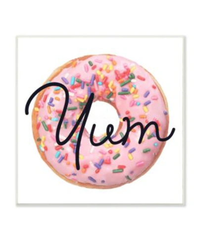 Stupell Industries Yum Sprinkle Donut Art Collection In Multi
