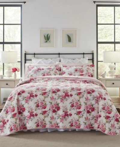 Laura Ashley Lidia Quilt Sets Bedding In Multi Pink