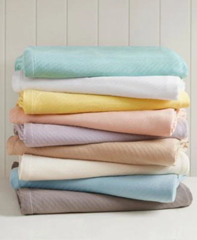 Madison Park Liquid Cotton Blankets Bedding In Linen