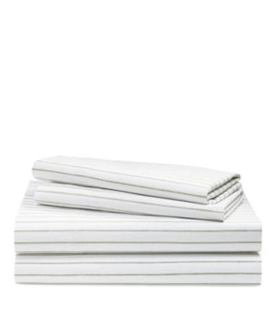 Ralph Lauren Spencer Stripe Sheet Set Bedding In Blue Cornflower