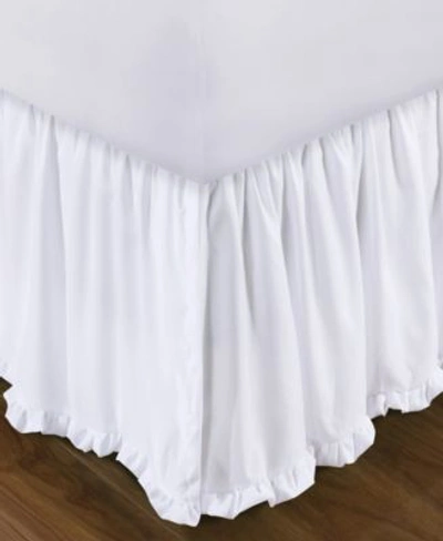 Greenland Home Fashions Sasha Bed Skirt In White