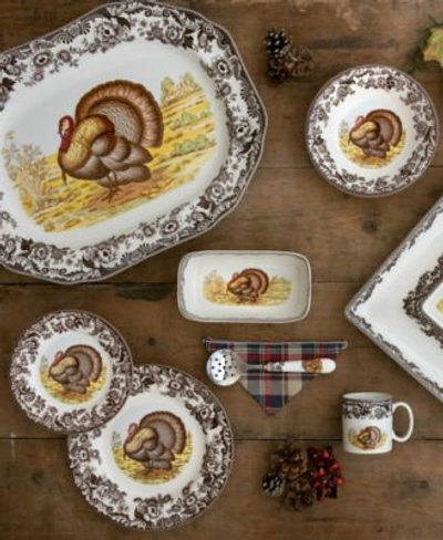 Spode Dinnerware Woodland Turkey Collection In Brown