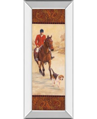 Classy Art On The Hunt By Linda Wacaster Mirror Framed Print Wall Art Collection In Tan