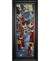 Classy Art Cut Paper Trees By Erin Mcgee Ferrell Framed Print Wall Art Collection In Blue