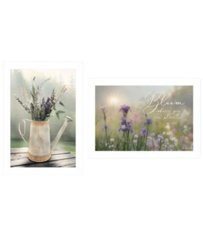 Trendy Decor 4u Bloom Where You Are Planted By Lori Deiter White Frame Collection In Multi