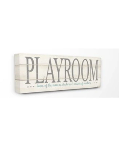 Stupell Industries Playroom Home Of Mischief Makers Wall Art Collection In Multi